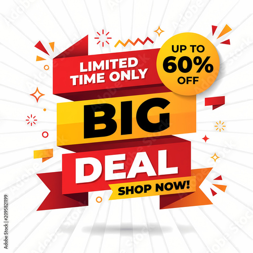 Big deal with limited time offer up to 60% off, shop now
