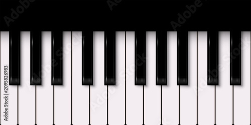 Canvas Print Piano keys