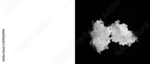 Photos Small cloud formation isolated on a transparent background for editors