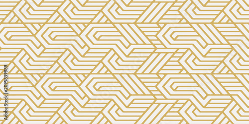 Foto Interlacement stylish pattern vector illustration