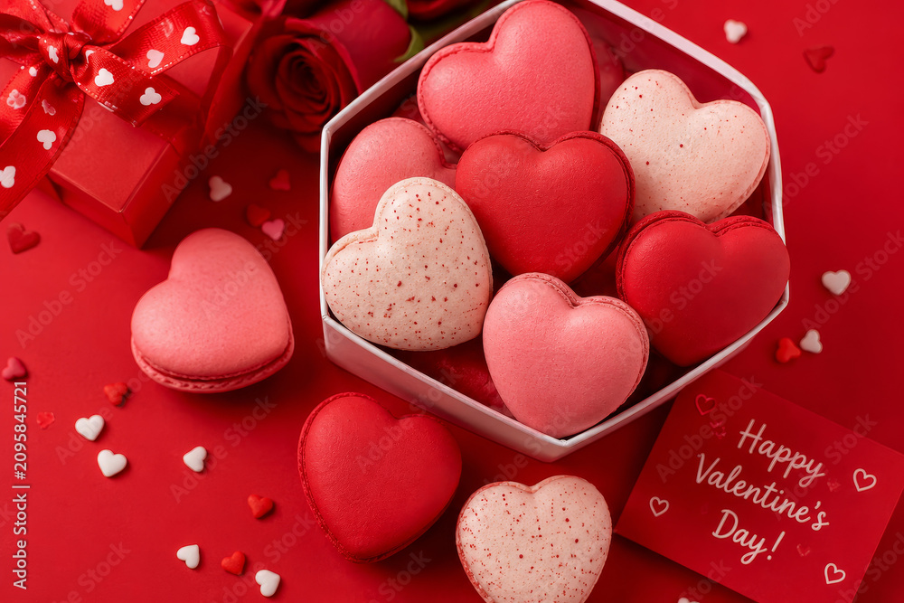 Obraz premium heart shaped chocolate candy