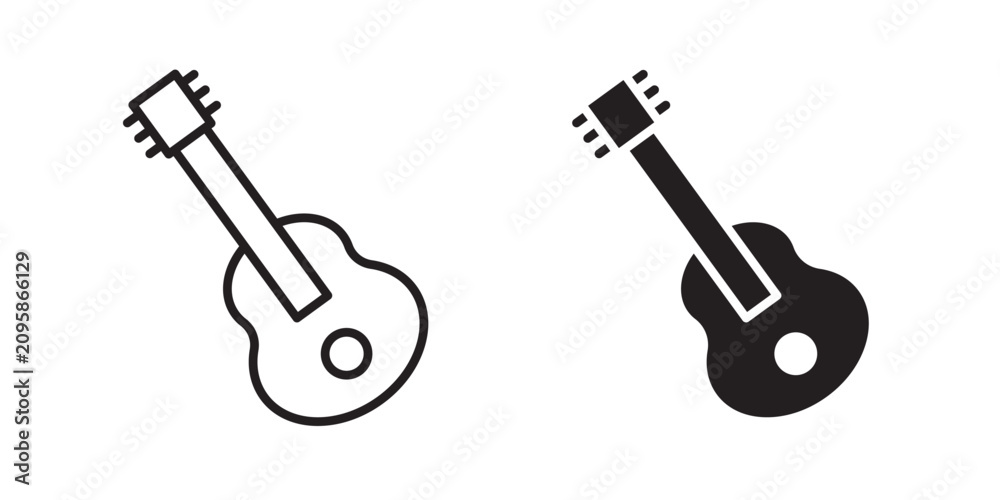 Fototapeta premium Guitar icon