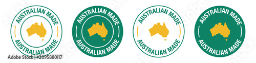 Australian made vector symbol set