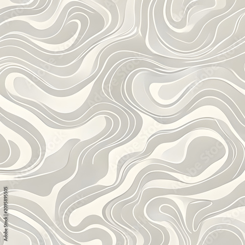 Intricate white swirling line pattern design background.