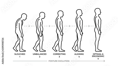 Canvastavla Posture Evolution: From Slouched to Optimal Ergonomic Standing