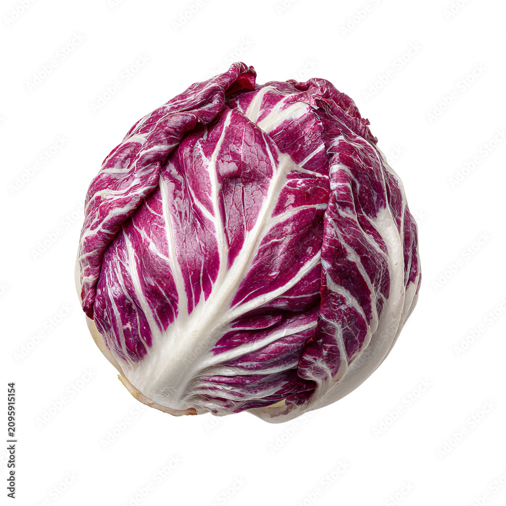 Obraz premium Vibrant purple-red leafy vegetable