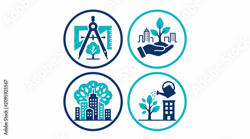 Urban Heat Adaptation Icons: Planning, Growth, and Sustainability