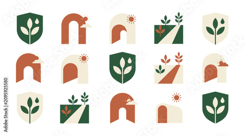 Urban Heat Adaptation Icons: Green Growth and Protection