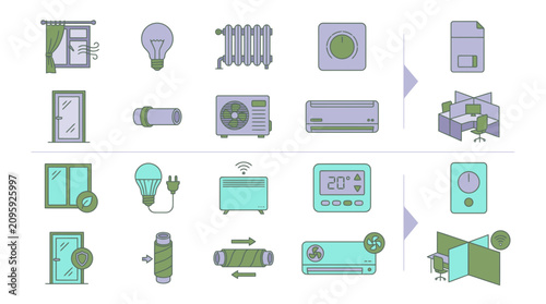 Urban Heat Adaptation Systems and Climate Control Devices