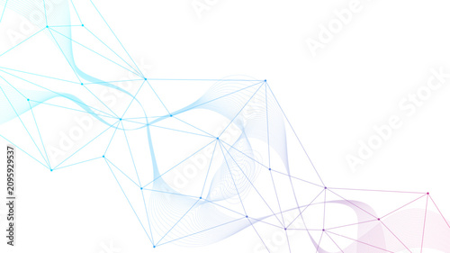 Photos Global network connection website header or banner design