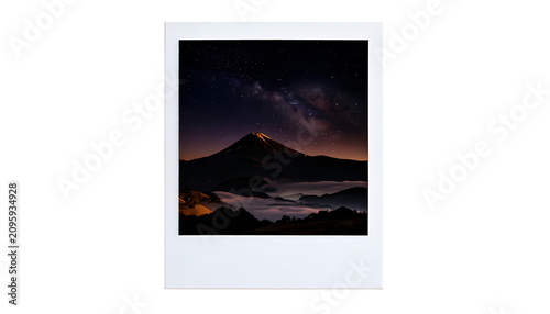 Night Sky Over Rugged Coastal Mountain Under Milky Way With Orange Horizon Glow