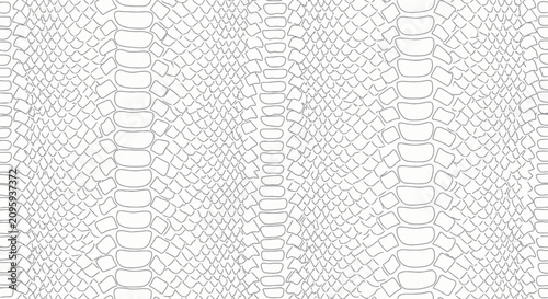 Bild auf Leinwand Snake Skin Seamless Pattern Design
