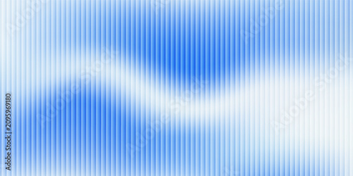 The blue color with thin, dense vertical lines creates a smooth linear texture throughout the image.