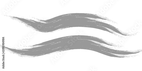 Bold Black Brush Strokes Abstract Ink Waves With Grunge Texture and Dynamic Movement