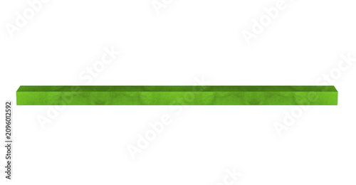 Foto Beam from beautiful decorative green stone - horizontal