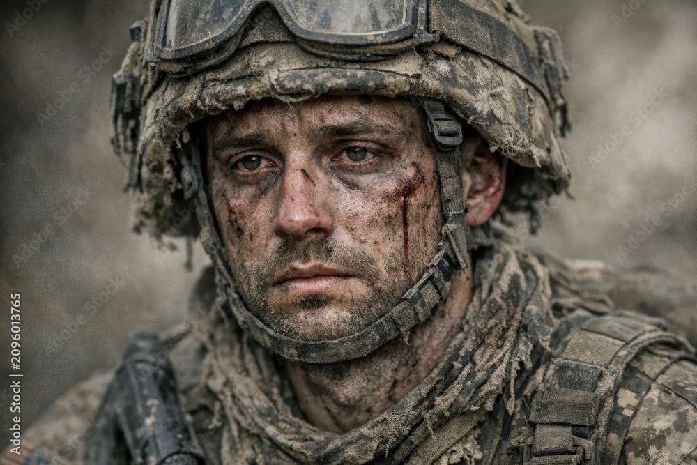 Fototapeta premium Close-up of a person wearing protective gear, suitable for action shots or outdoor activities