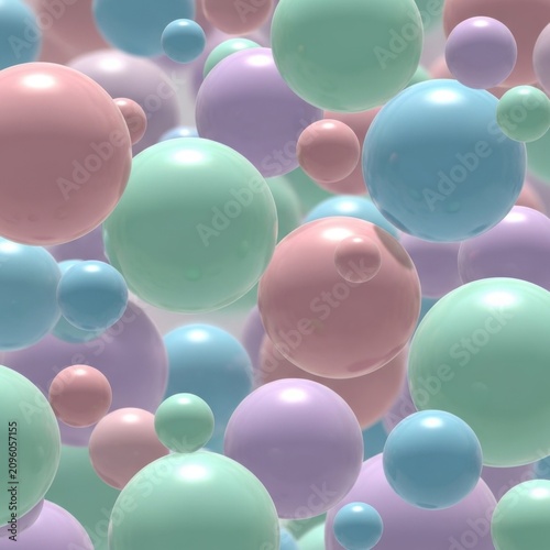 colorful pastel balloons background