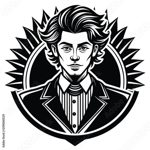 Foto Silhouette avatar set