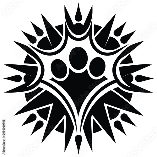 Konstfotografi Silhouette avatar set