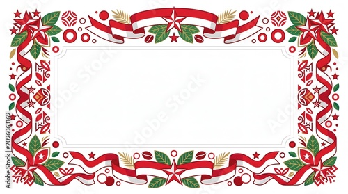 Indonesian Independence Decorative Frame