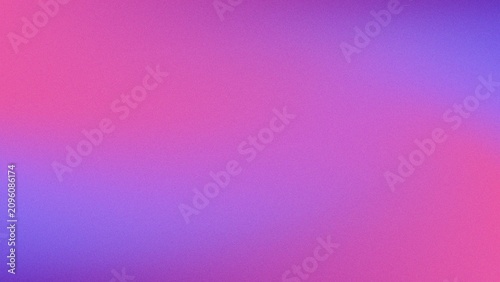 Εκτύπωση καμβά A vibrant abstract grainy gradient background shifting smoothly between soft pink, magenta, and deep purple hues