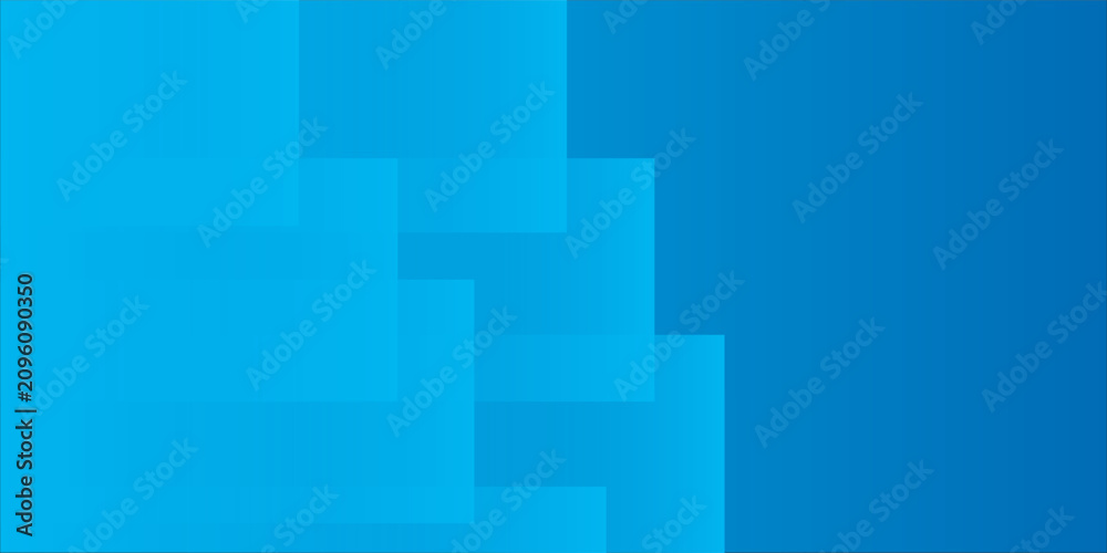 Fototapeta premium Geometric blue abstract background. Dynamic shape composition. Cool background design for poster