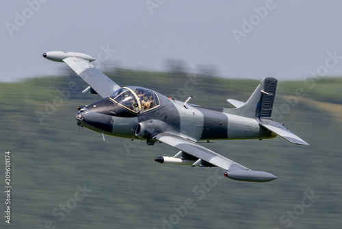 Принти на полотні fast jet, low flying, military aircraft, United Kingdom, Wales, Scotland, Lake D