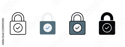 Secure Authentication System Icon for Banking Login and Payment Verification