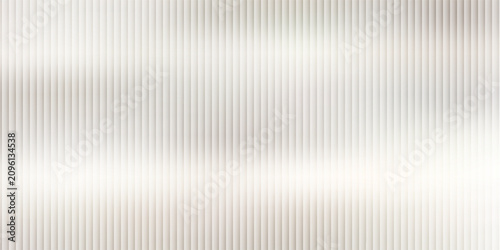 Vector ribbed glass texture background. Light grey beige white ribbed glass. Mesh gradient. acrylic ribbed bath surface. Ribbed glass background semitransparent overlay. Bath wall window