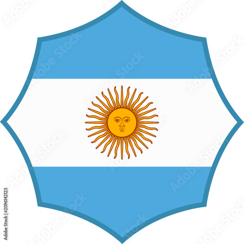 Cuadro en lienzo flag of argentina