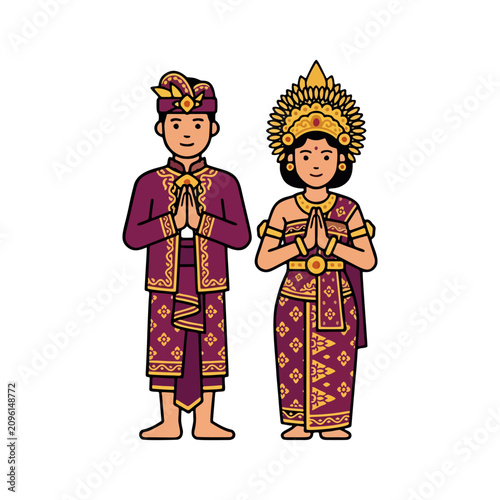 Balinese Wedding Bride and Groom