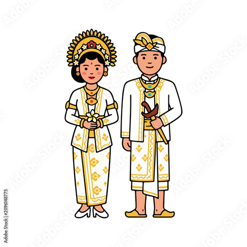 Balinese Wedding Bride and Groom