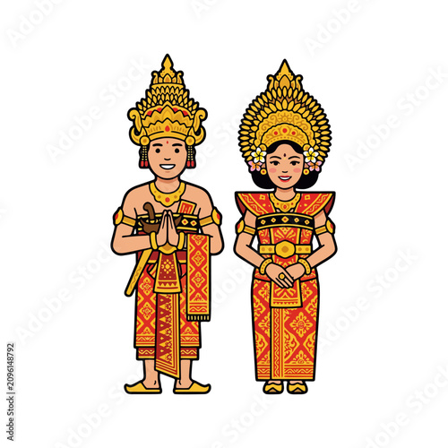 Balinese Wedding Bride and Groom