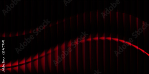 Bild auf Leinwand Red glass effect texture Vibrant neon fractal gradient colors background abstrac