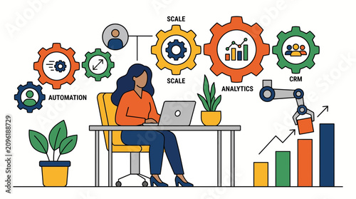 Entrepreneur Using Automation Tools to Scale Business Operations