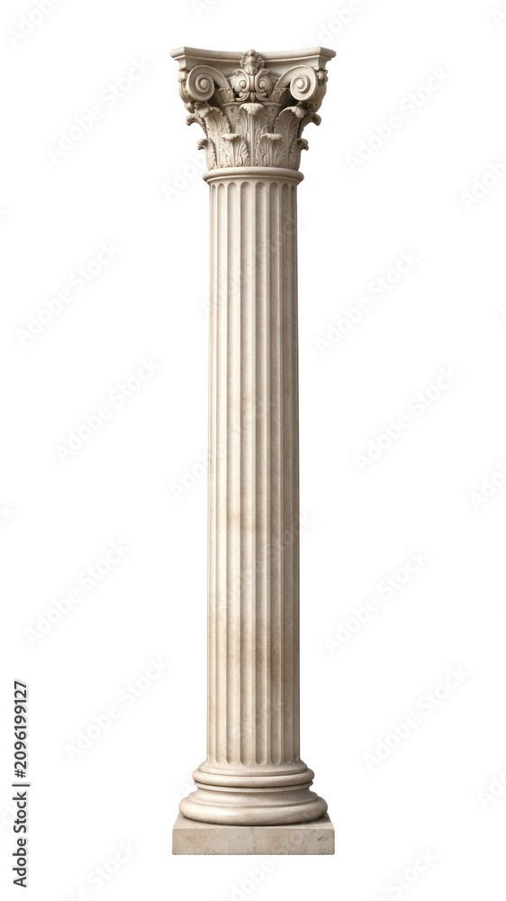 Obraz premium PNG Elegant classical architectural column