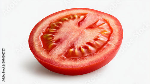 a fresh slice of tomato
