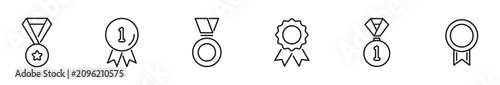 Foto Medal icon set
