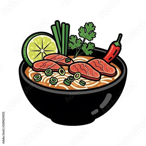 Colorful vegetable basket with fresh produce and herbs.