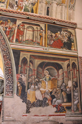Εκτύπωση καμβά Basílica de Santa Caterina d'Alessandria en el centro histórico de Galatina, Puglia, Italia