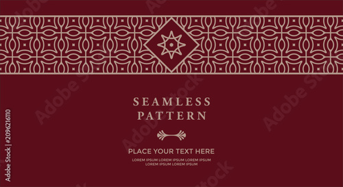 Decorative Border Stationery Template