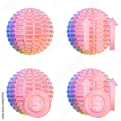 Foto Rubik's Cube Variations with Arrows.
