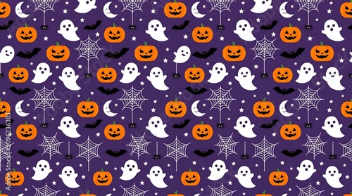 Minimal Halloween Background Illustration