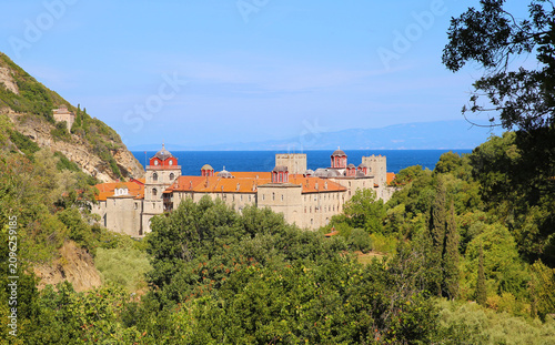Sacred Patriarchal and Stauropegic Monastery Esphigmenou in Mount Athos, Greece