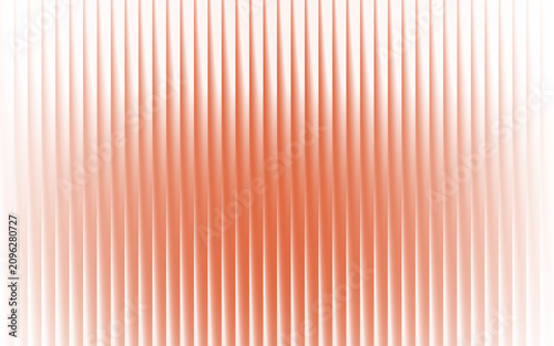 Abstract white and orange background featuring vertical geometric stripes with a central gradient shadow effect.