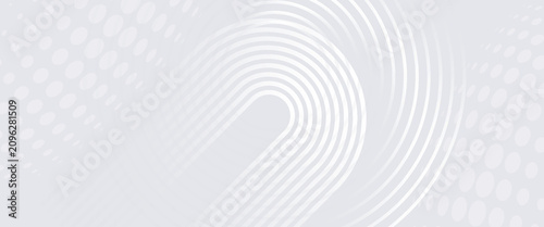 Fotografía abstract white gradient color background with curve and swirl lines