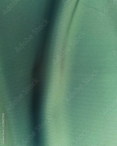Konstfotografi High-quality full frame background of sage green uniform fabric texture with soft elegant folds