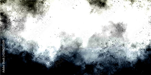 Fotografie Abstract smoky textures with light and dark contrast evoking a sense of mystery and drama