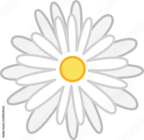 Cute Pastel Flower Clipart Vector Set – Simple Retro Floral Icons for Spring Design