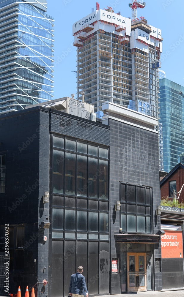 Obraz premium former location of Jack Astor’s on John St and condominiums, Toronto